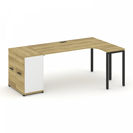 Стол эргономичный с опорным распашным шкафом Concept CN.SA-210(R)