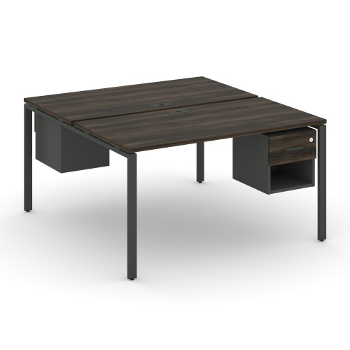 Бенч-система на 2 места с подвесными тумбами Concept CN.DRS-118 фото 3 Бенч-система на 2 места с подвесными тумбами Concept CN.DRS-118 фото 3