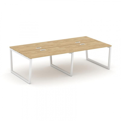 Style Project Рабочая станция 2-х сторон. SN-5T2.DRS-031 Акация Лорка/Металл Антрацит/Заглушка Пласт фото 3