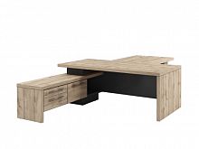 Стол руководителя с опорной тумбой Т-820.0000Л с брифингом