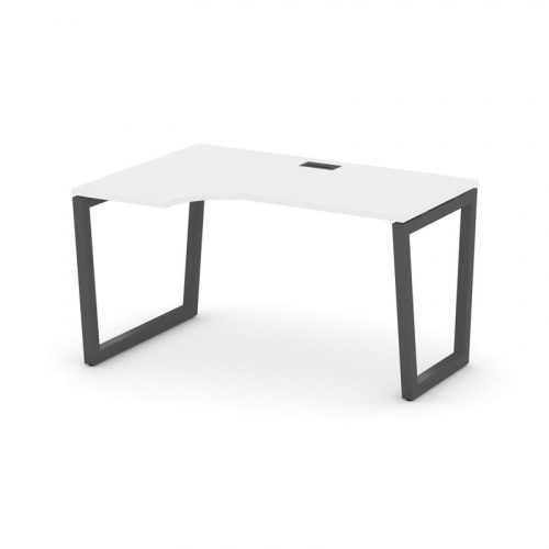 Style Project Стол рабочий эргоном. SN-5T2.SPA-001(L) Акация Лорка/Металл Антрацит/Заглушка Пластик фото 26