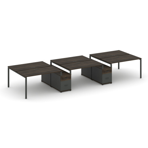 Бенч-система на 6 мест с 2 опорными тумбами Concept CN.DRS-339 фото 3 Бенч-система на 6 мест с 2 опорными тумбами Concept CN.DRS-339 фото 3