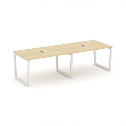 Style Project Стол переговорный SN-5T2.SPRG-011 Акация Лорка/Металл Антрацит/Заглушка Металл Антраци фото 21