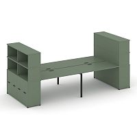 Бенч-система с опорными распашными шкафами Concept CN.DRS-274