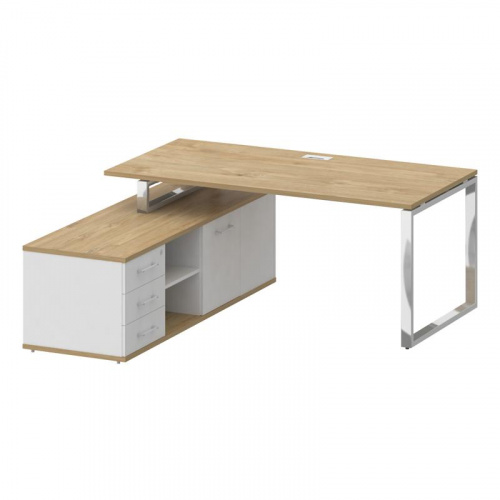 Стол руководителя с опорной греденцией Shift SK.SRG-180 (L) фото 2 Стол руководителя с опорной греденцией Shift SK.SRG-180 (L) фото 2