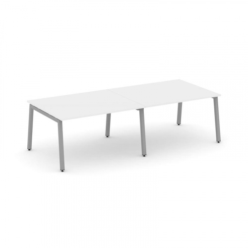Style Project Стол переговорный SN-5A.SPRG-042.3 Тиквуд Светлый/Металл Белый 2360*1180*750 фото 7