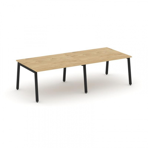 Style Project Стол переговорный SN-5A.SPRG-042.3 Тиквуд Светлый/Металл Белый 2360*1180*750 фото 11