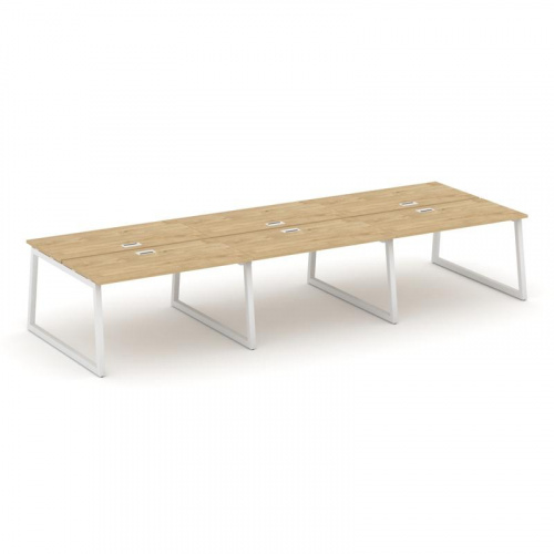 Style Project Рабочая станция 2-х сторон. SN-5T1.DRS-073 Акация Лорка/Металл Антрацит/Заглушка Пласт фото 3