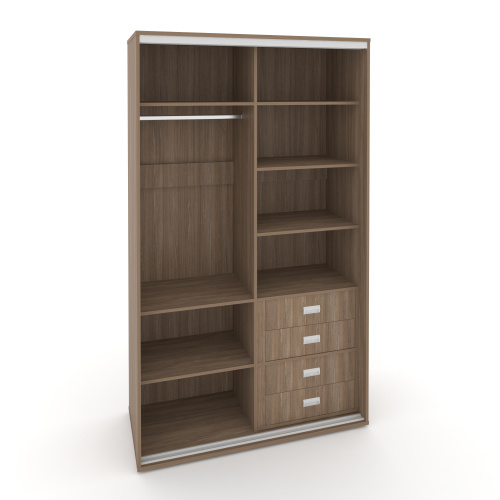 Корпус 2-х секционного шкафа высокого L=1600мм Maris SH.K2-6.1 K7 фото 5