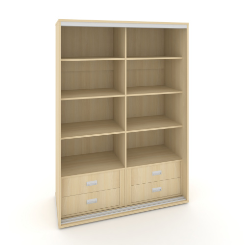 Корпус 2-х секционного шкафа низкого L=1400мм Maris SH.K2-4.2 K6