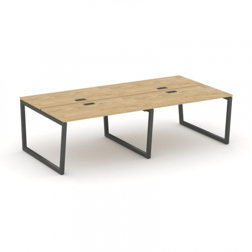 Style Project Рабочая станция 2-х сторон. SN-5T2.DRS-031 Акация Лорка/Металл Антрацит/Заглушка Пласт фото 22