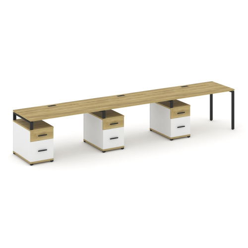 Бенч-система на 3 места с 3 опорными тумбами Concept CN.ORS-347 фото 6 Бенч-система на 3 места с 3 опорными тумбами Concept CN.ORS-347 фото 6