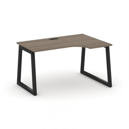 Style Project Стол рабочий эргоном. SN-5T1.SPA-011(R) Акация Лорка/Металл Антрацит/Заглушка Пластик фото 5 Style Project Стол рабочий эргоном. SN-5T1.SPA-011(R) Акация Лорка/Металл Антрацит/Заглушка Пластик фото 5