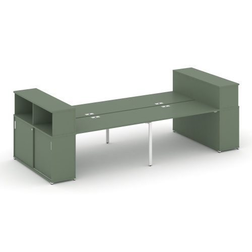 Бенч-система с опорными шкафами-купе Concept CN.DRS-281 Бенч-система с опорными шкафами-купе Concept CN.DRS-281