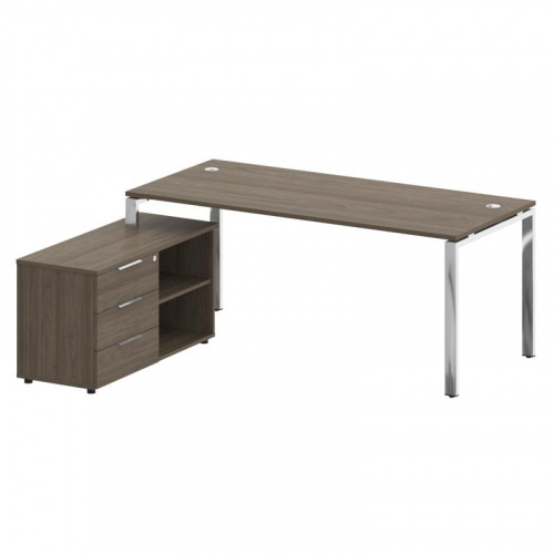 Стол руководителя с тумбой Metal System Direct БГ.СРТ-5.8 (L) Стол руководителя с тумбой Metal System Direct БГ.СРТ-5.8 (L)