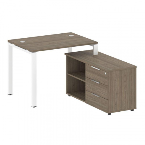 Бенч-система с тумбой на П-обр. м/к Metal System БП.РС-СТС-2.1 Бенч-система с тумбой на П-обр. м/к Metal System БП.РС-СТС-2.1