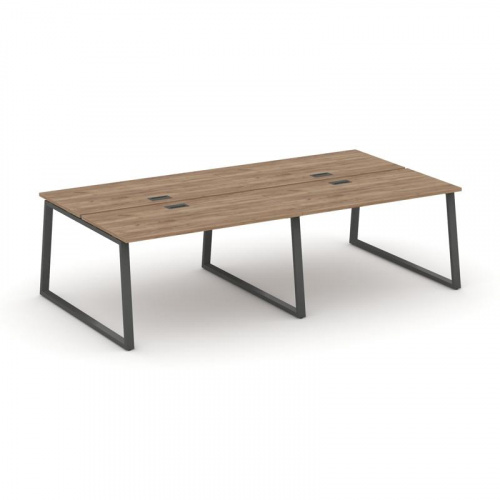 Style Project Рабочая станция 2-х сторон. SN-6T1.DRS-044 Акация Лорка/Металл Антрацит/Заглушка Пласт фото 23