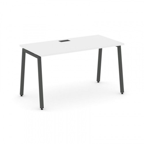 Style Project Стол письменный SN-4A.SP-012 Дуб Наварра/Металл Белый 1180*700*750 фото 27