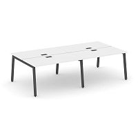 Style Project Рабочая станция 2-х сторон. SN-5A.DRS-032 Белый/Металл Антрацит 2360*1232*750