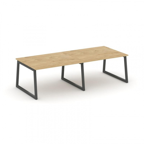 Style Project Стол переговорный SN-5T1.SPRG-042.3 Акация Лорка/Металл Антрацит 2360*1180*750 фото 8 Style Project Стол переговорный SN-5T1.SPRG-042.3 Акация Лорка/Металл Антрацит 2360*1180*750 фото 8