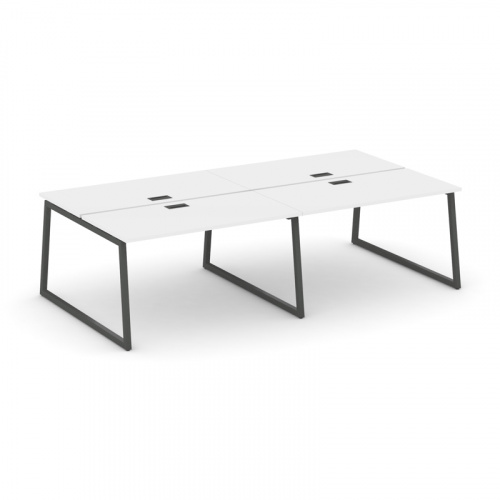 Style Project Рабочая станция 2-х сторон. SN-4T1.DRS-053 Акация Лорка/Металл Антрацит/Заглушка Пласт фото 13