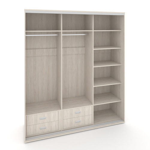 Корпус 3-х секционного шкафа высокого L=2669мм Maris SH.K3-8.1 K3 фото 2