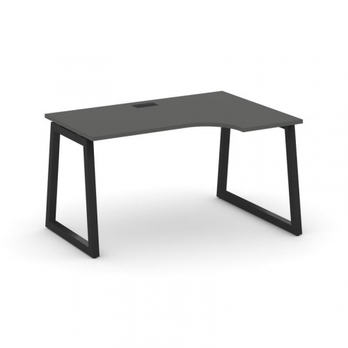 Style Project Стол рабочий эргоном. SN-5T1.SPA-011(R) Акация Лорка/Металл Антрацит/Заглушка Пластик фото 8 Style Project Стол рабочий эргоном. SN-5T1.SPA-011(R) Акация Лорка/Металл Антрацит/Заглушка Пластик фото 8