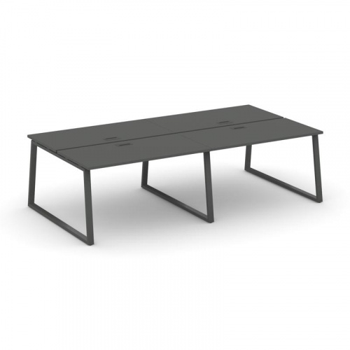 Style Project Рабочая станция 2-х сторон. SN-6T1.DRS-044 Акация Лорка/Металл Антрацит/Заглушка Пласт фото 27