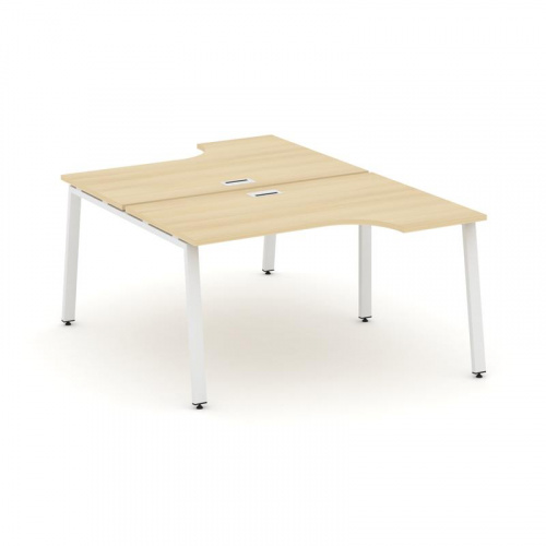 Style Project Рабочая станция эргоном. SN-6A.DRPA-012 Вяз Благородный/Металл Белый 1580*1432/1992*75 фото 15