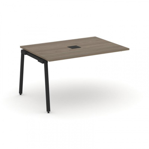 Style Project Проходной наб. элем. перег. стола SN-4A.NSPRG-001 Дуб Наварра/Металл Белый 980*980*750 фото 3