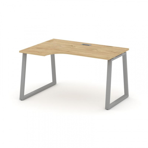 Style Project Стол рабочий эргоном. SN-6T1.SPA-012(L) Акация Лорка/Металл Антрацит/Заглушка Пластик фото 2