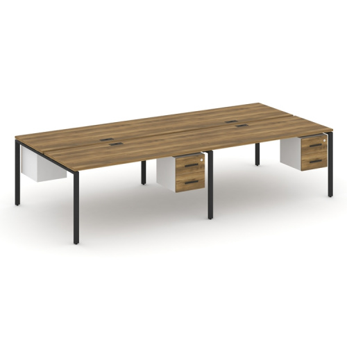 Бенч-система на 4 места с подвесными тумбами Concept CN.DRS-136 фото 7