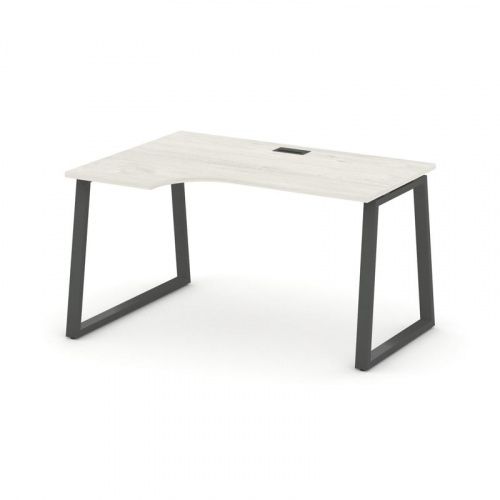 Style Project Стол рабочий эргоном. SN-6T1.SPA-012(L) Акация Лорка/Металл Антрацит/Заглушка Пластик фото 24