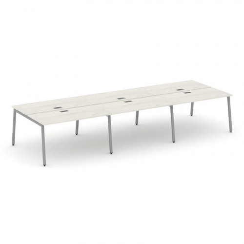 Style Project Рабочая станция 2-х сторон. SN-4A.DRS-082 Белый/Металл Антрацит 3540*1632*750 фото 10