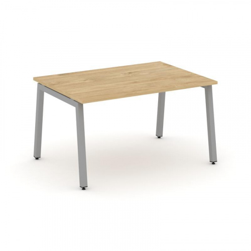 Style Project Стол переговорный SN-5A.SPRG-004.3 Тиквуд Светлый/Металл Белый 1580*980*750 фото 9