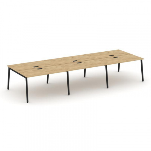 Style Project Рабочая станция 2-х сторон. SN-4A.DRS-082 Белый/Металл Антрацит 3540*1632*750 фото 14