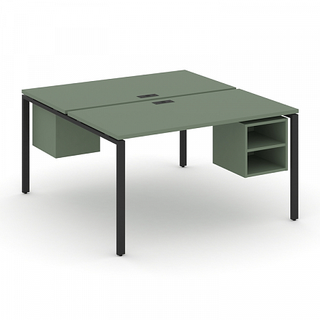 Бенч-система на 2 места с подвесными тумбами Concept CN.DRS-108