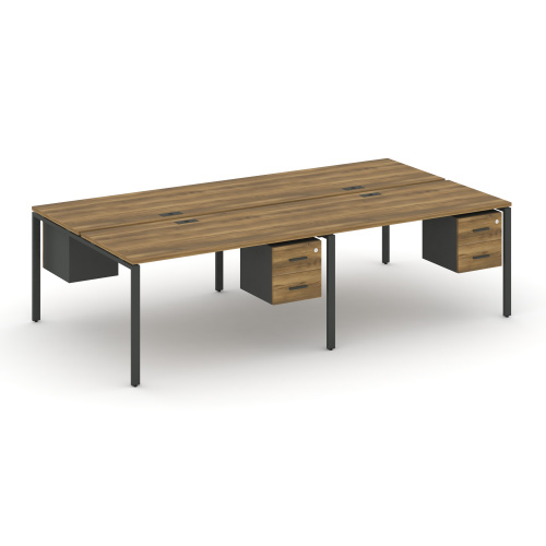 Бенч-система на 4 места с подвесными тумбами Concept CN.DRS-134 Бенч-система на 4 места с подвесными тумбами Concept CN.DRS-134