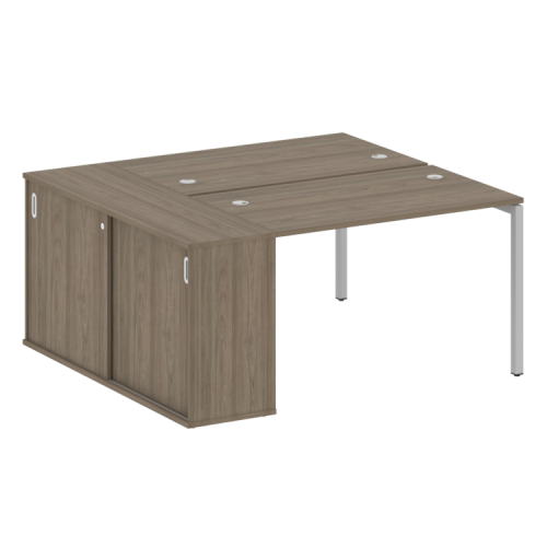 Бенч-система с шкафом-купе на П-обр. м/к Metal System Quattro 40БП.РС-СШК-1.2 фото 3 Бенч-система с шкафом-купе на П-обр. м/к Metal System Quattro 40БП.РС-СШК-1.2 фото 3