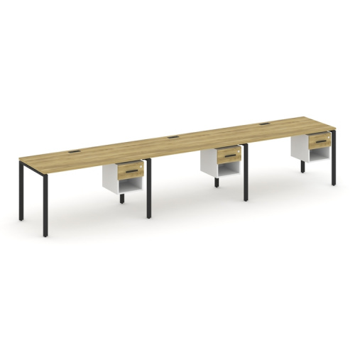 Бенч-система на 3 места с подвесными тумбами Concept CN.ORS-139 фото 6 Бенч-система на 3 места с подвесными тумбами Concept CN.ORS-139 фото 6