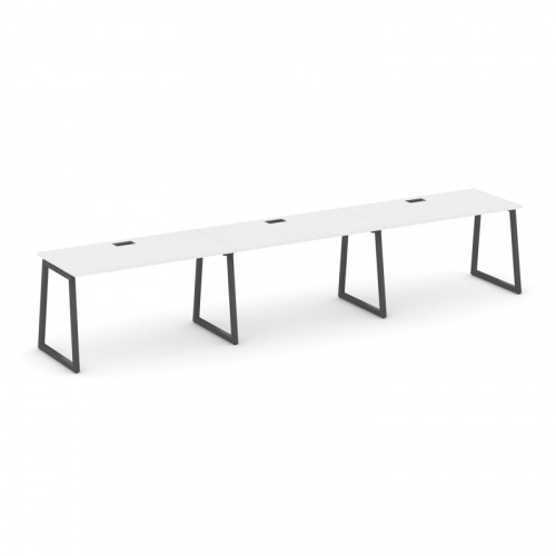 Style Project Рабочая станция 1 сторон. SN-4T1.ORS-033 Акация Лорка/Металл Антрацит/Заглушка Пластик фото 13