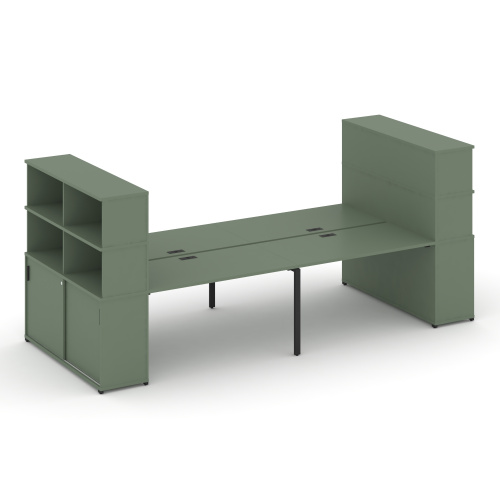 Бенч-система с опорными шкафами-купе Concept CN.DRS-286